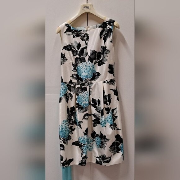 NWT Precis Petite Women's Dress Floral A-Line Sundress Belted Size 10 US - Picture 2 of 14